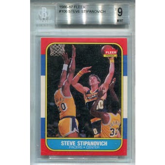 1986/87 Fleer #106 Steve Stipanovich BGS 9 *0251 (Reed Buy)