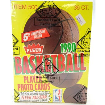 1990/91 Fleer Basketball Wax Box (BBCE)