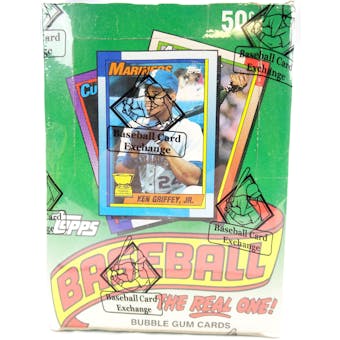 1990 Topps Baseball Wax Box (BBCE) (FASC)
