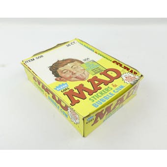 Mad Stickers Wax Box (1983 Fleer) (Reed Buy)
