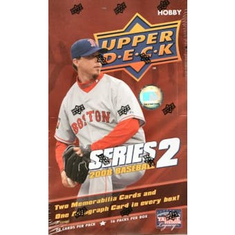 2008 Upper Deck Series 2 Baseball Hobby Box