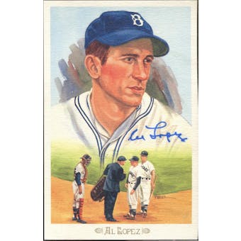 Al Lopez Brooklyn Dodgers Autographed Perez-Steele Celebration JSA KK52247 (Reed Buy)