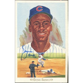 Ernie Banks Chicago Cubs Autographed Perez-Steele Celebration JSA KK52267 (Reed Buy)