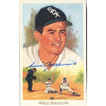 Luis Aparicio Chicago White Sox Autographed Perez-Steele Celebration JSA KK52268 (Reed Buy)