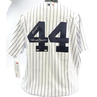Reggie Jackson Auto New York Yankees Majestic Authentic Jersey (563 HRs) Steiner/MLB BB679708 (Reed Buy)