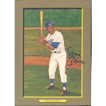 Ernie Banks Chicago Cubs Autographed Perez-Steele Great Moments JSA KK52164 (Reed Buy)