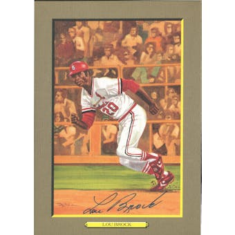 Lou Brock St. Louis Cardinals Autographed Perez-Steele Great Moments JSA KK52181 (Reed Buy)