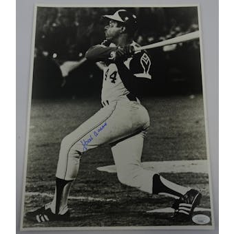 Hank Aaron Autographed Atlanta Braves 11x14 Photo JSA KK52831 (Reed Buy)