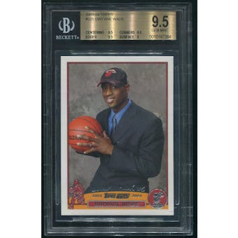 2003/04 Topps Basketball #225 Dwyane Wade Rookie BGS 9.5 (GEM MINT)