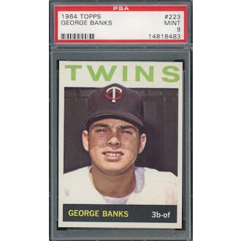 1964 Topps #223 George Banks PSA 9 *8483 (Reed Buy)