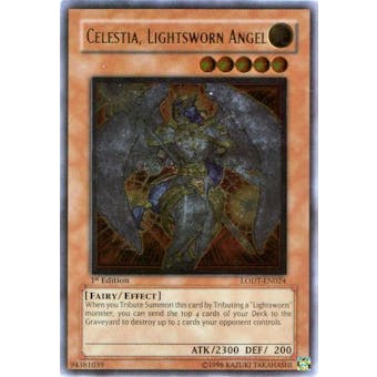 Yu-Gi-Oh Light of Destruction Single Celestia Lightsworn Angel Ultimate Rare