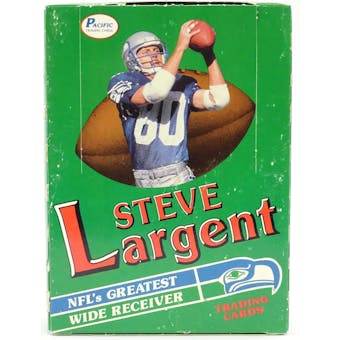 1989 Pacific Steve Largent Football Wax Box (Reed Buy)