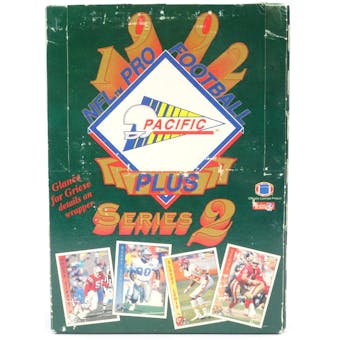 1992 Pacific Plus Series 2 Football Wax Box (Reed Buy)