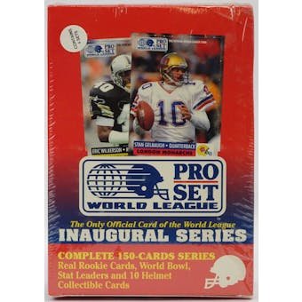 1990 Pro Set World League Football Wax Box (Reed Buy)