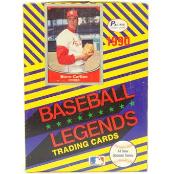 1990 Pacific Baseball Legends Wax Box (Reed Buy)