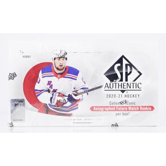2020/21 Upper Deck SP Authentic Hockey Hobby 8-Box Case- DACW Live 31 Spot PYT Break #1