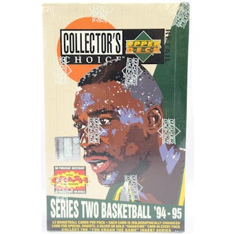 1994/95 Upper Deck Collector's Choice Series 2 Basketball Hobby Box (Reed Buy)