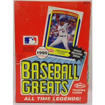 1990 Swell Baseball Greats Baseball Wax Box (Reed Buy)