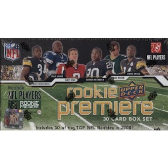 2008 Upper Deck Rookie Premiere Football Hobby Set (Box)