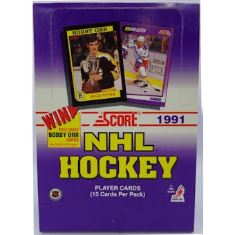 1991/92 Score U.S. Hockey Hobby Box (Reed Buy)
