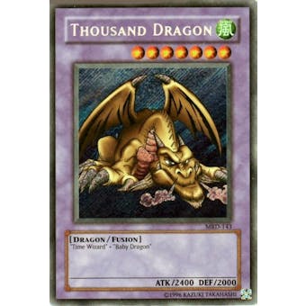 Yu-Gi-Oh Metal Raiders Single Thousand Dragon Secret Rare (MRD-143)