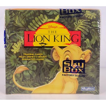 Lion King Hobby Box (1994 Skybox) (Reed Buy)