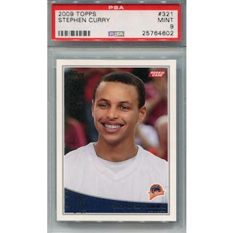 2009/10 Topps #321 Stephen Curry RC PSA 9 *4602 (Reed Buy)