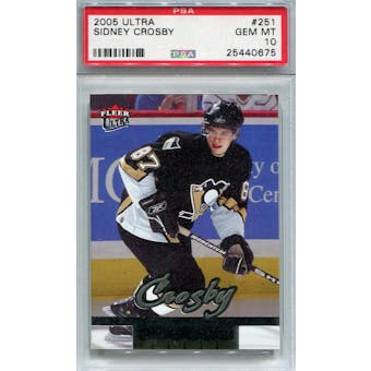 2005/06 Ultra #251 Sidney Crosby RC PSA 10 *0675 (Reed Buy)