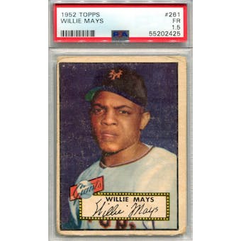 1952 Topps #261 Willie Mays PSA 1.5 *2425 (Reed Buy)