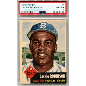 1953 Topps #1 Jackie Robinson PSA 4 *2426 (Reed Buy)