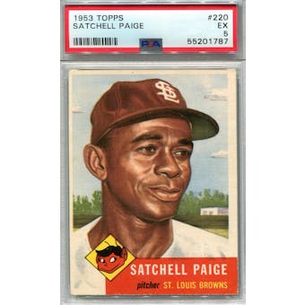 1953 Topps #220 Satchel Paige PSA 5 *1787 (Reed Buy)