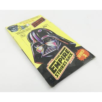 Star Wars Empire Strikes Back Series 3 EMPTY Wax Box (1980 Topps) (Reed Buy)