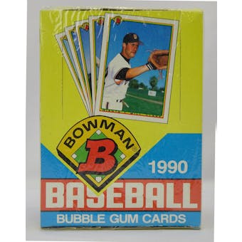 1990 Bowman Baseball Wax Box (Factory Sealed) (Reed Buy)