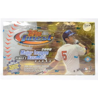 2000 Topps Finest Series 2 Baseball Hobby Box (Reed Buy)