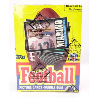 1985 Topps Football Wax Box (BBCE) (NON X-OUT)