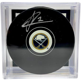 Ukko-Pekka Luukkonen Autographed Buffalo Sabres Hockey Puck (DA COA)
