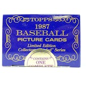1987 Topps Tiffany Traded & Rookies Baseball Factory Set (Reed Buy)