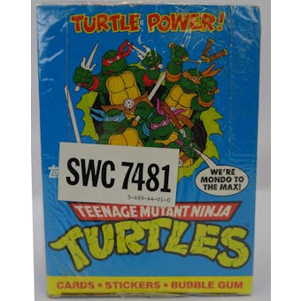 1989 Topps Teenage Mutant Ninja Turtles Wax Box (SWC) (Factory Sealed) (Reed Buy)
