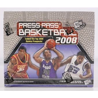2008/09 Press Pass Basketball Hobby Box