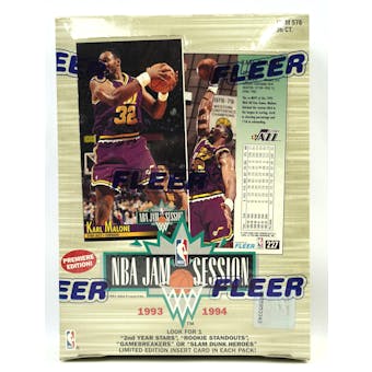 1993/94 Fleer NBA Jam Session Basketball Hobby Box (Reed Buy)