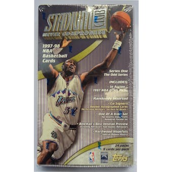 1997/98 Topps Stadium Club Series 1 Basketball Hobby Box (Reed Buy)