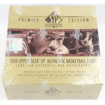 1997/98 Upper Deck SP Authentic Basketball Hobby Box (Reed Buy)