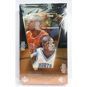 1998/99 Upper Deck SP Top Prospects Basketball Hobby Box (Reed Buy)