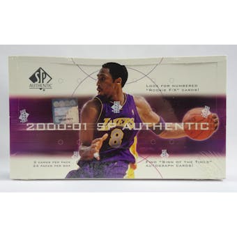 2000/01 Upper Deck SP Authentic Basketball Hobby Box (Reed Buy)