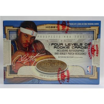 2003/04 Fleer Hoops Hot Prospects Basketball Hobby Box (Reed Buy)