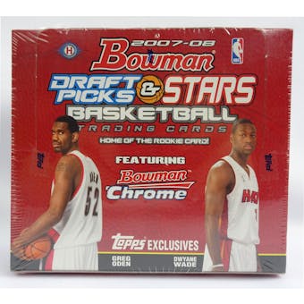 2007/08 Bowman Draft Picks & Stars Basketball Hobby Box (Reed Buy)