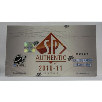 2010/11 Upper Deck SP Authentic Basketball Hobby Box (Reed Buy)