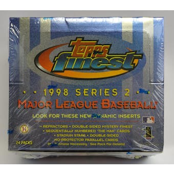 1998 Topps Finest Series 2 Baseball Hobby Box (Reed Buy)
