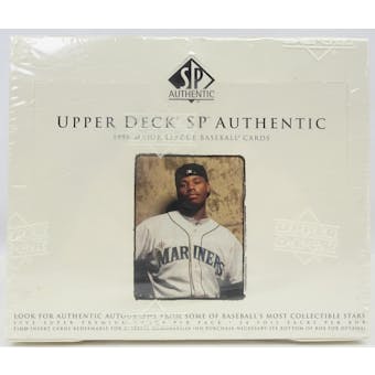 1998 Upper Deck SP Authentic Baseball Hobby Box (Reed Buy)