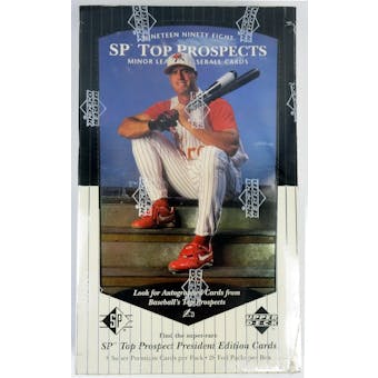 1998 Upper Deck SP Top Prospects Baseball Hobby Box (Reed Buy)